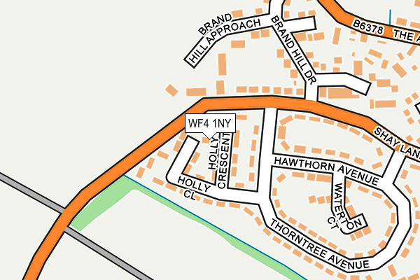 WF4 1NY map - OS OpenMap – Local (Ordnance Survey)