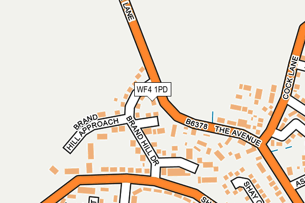 WF4 1PD map - OS OpenMap – Local (Ordnance Survey)