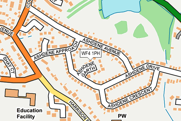 WF4 1PH map - OS OpenMap – Local (Ordnance Survey)