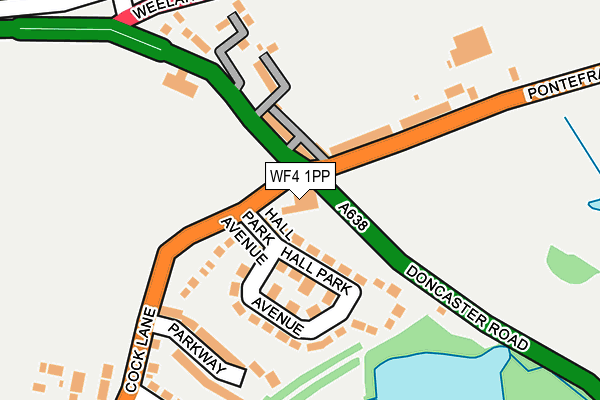 WF4 1PP map - OS OpenMap – Local (Ordnance Survey)