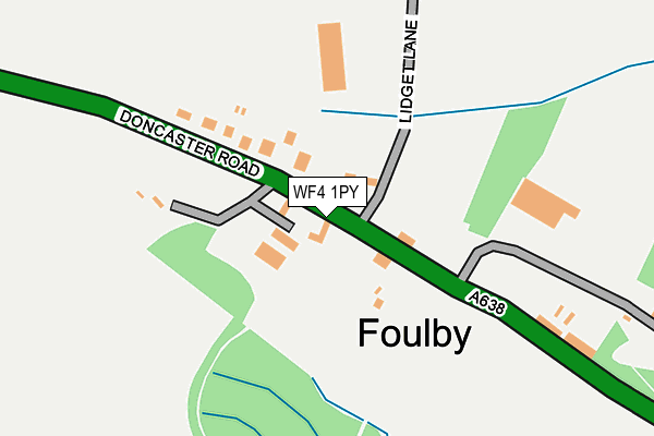 WF4 1PY map - OS OpenMap – Local (Ordnance Survey)