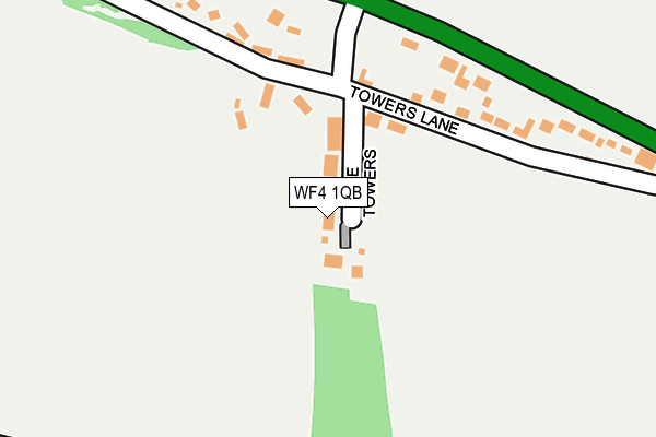 WF4 1QB map - OS OpenMap – Local (Ordnance Survey)