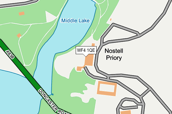 WF4 1QE map - OS OpenMap – Local (Ordnance Survey)