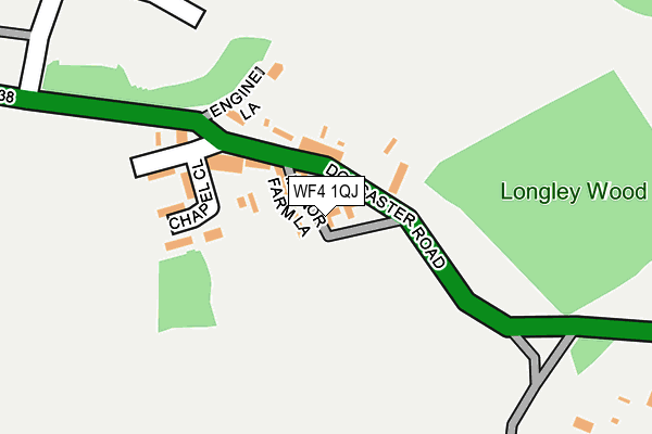 WF4 1QJ map - OS OpenMap – Local (Ordnance Survey)