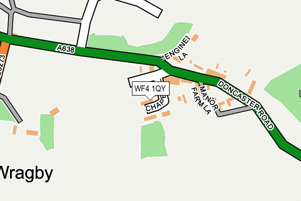 WF4 1QY map - OS OpenMap – Local (Ordnance Survey)