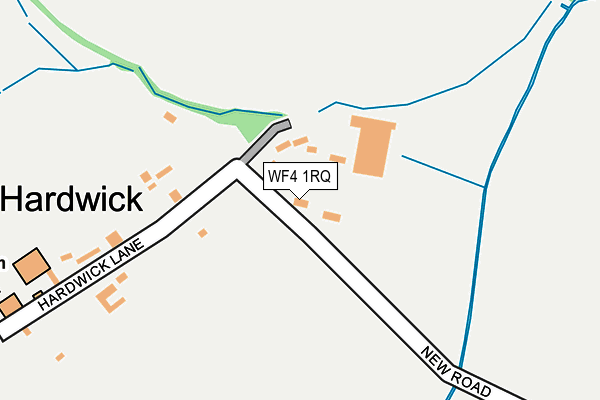 WF4 1RQ map - OS OpenMap – Local (Ordnance Survey)