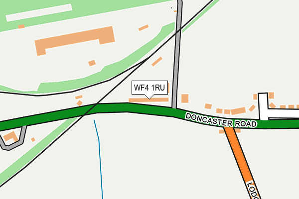 WF4 1RU map - OS OpenMap – Local (Ordnance Survey)