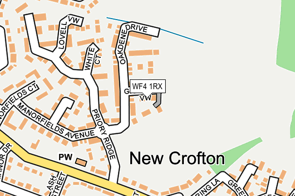 WF4 1RX map - OS OpenMap – Local (Ordnance Survey)