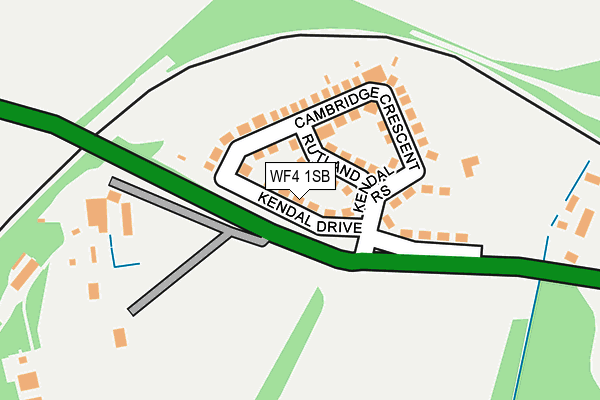 WF4 1SB map - OS OpenMap – Local (Ordnance Survey)