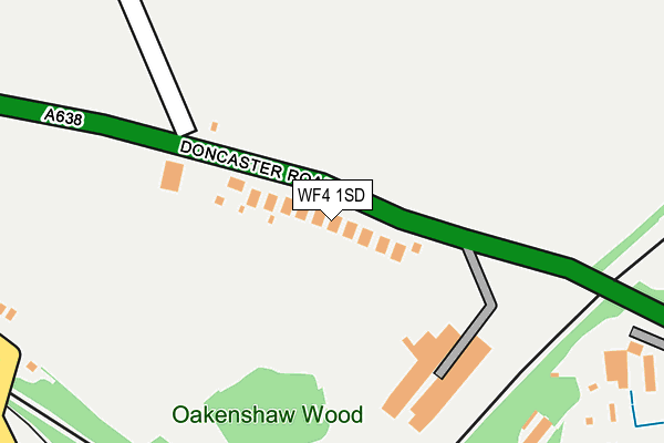 Map of OAKENSHAW KENNELS LTD at local scale