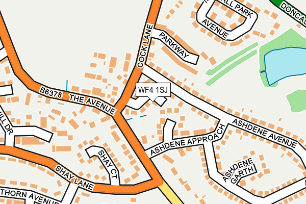 WF4 1SJ map - OS OpenMap – Local (Ordnance Survey)