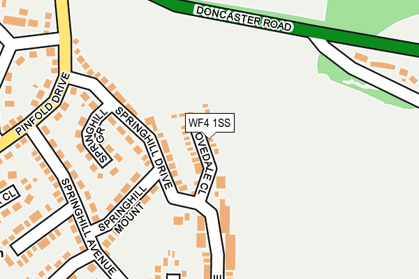 WF4 1SS map - OS OpenMap – Local (Ordnance Survey)