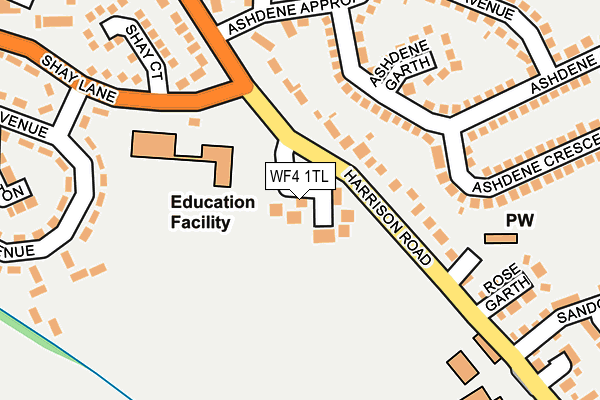 WF4 1TL map - OS OpenMap – Local (Ordnance Survey)