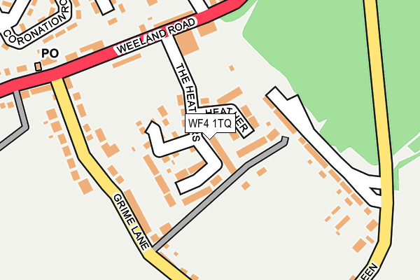 WF4 1TQ map - OS OpenMap – Local (Ordnance Survey)