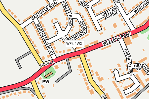 WF4 1WX map - OS OpenMap – Local (Ordnance Survey)