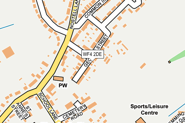 WF4 2DE map - OS OpenMap – Local (Ordnance Survey)