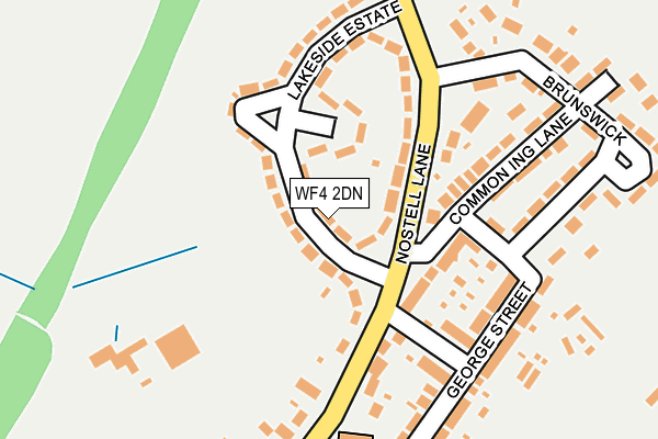 WF4 2DN map - OS OpenMap – Local (Ordnance Survey)