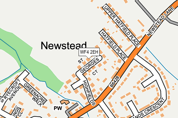 WF4 2EH map - OS OpenMap – Local (Ordnance Survey)