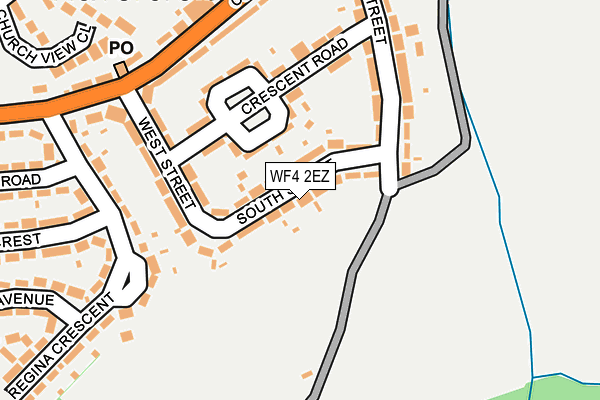 WF4 2EZ map - OS OpenMap – Local (Ordnance Survey)