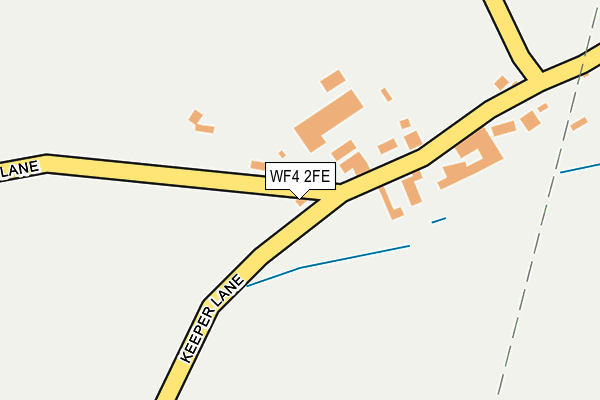 WF4 2FE map - OS OpenMap – Local (Ordnance Survey)