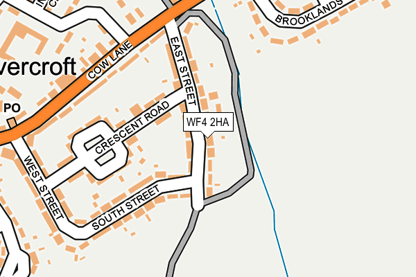 WF4 2HA map - OS OpenMap – Local (Ordnance Survey)