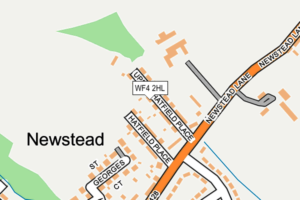 WF4 2HL map - OS OpenMap – Local (Ordnance Survey)
