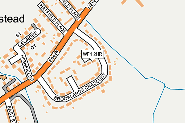 WF4 2HR map - OS OpenMap – Local (Ordnance Survey)