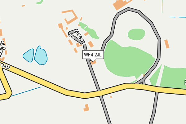 WF4 2JL map - OS OpenMap – Local (Ordnance Survey)