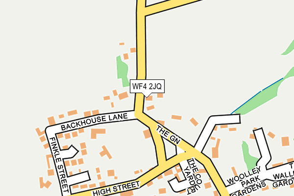 WF4 2JQ map - OS OpenMap – Local (Ordnance Survey)