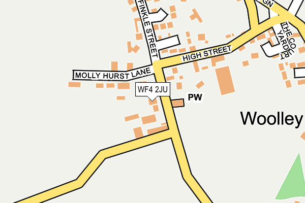 WF4 2JU map - OS OpenMap – Local (Ordnance Survey)