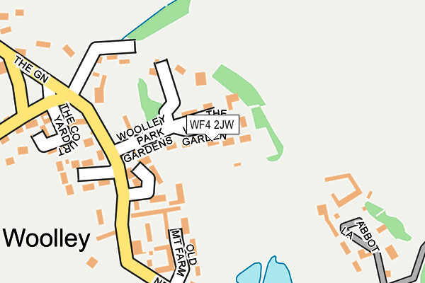 WF4 2JW map - OS OpenMap – Local (Ordnance Survey)