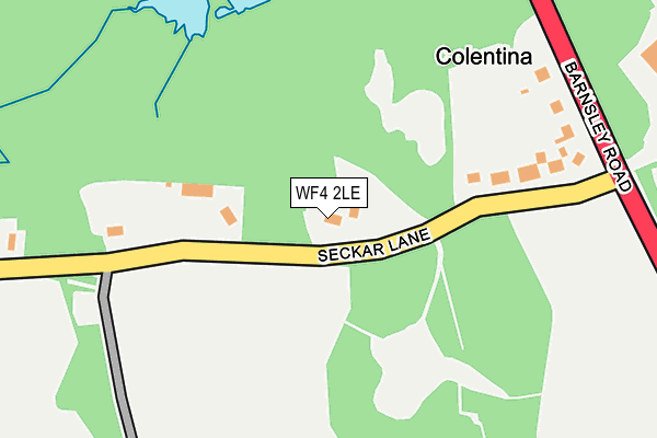 WF4 2LE map - OS OpenMap – Local (Ordnance Survey)
