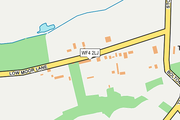 WF4 2LJ map - OS OpenMap – Local (Ordnance Survey)