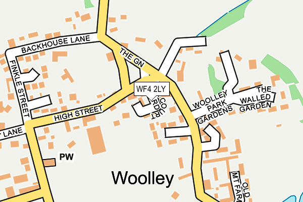 WF4 2LY map - OS OpenMap – Local (Ordnance Survey)