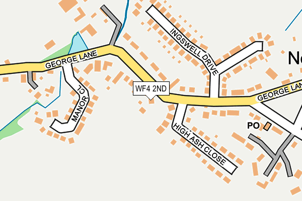 WF4 2ND map - OS OpenMap – Local (Ordnance Survey)