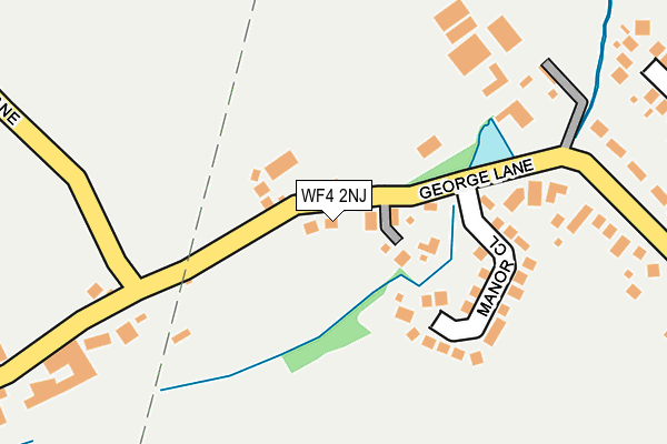 WF4 2NJ map - OS OpenMap – Local (Ordnance Survey)