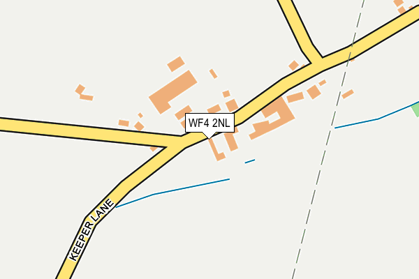 WF4 2NL map - OS OpenMap – Local (Ordnance Survey)