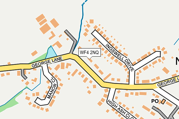 WF4 2NQ map - OS OpenMap – Local (Ordnance Survey)