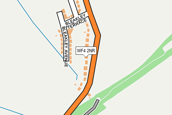 WF4 2NR map - OS OpenMap – Local (Ordnance Survey)