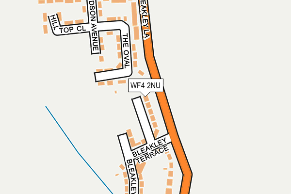 WF4 2NU map - OS OpenMap – Local (Ordnance Survey)