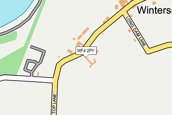 WF4 2PY map - OS OpenMap – Local (Ordnance Survey)