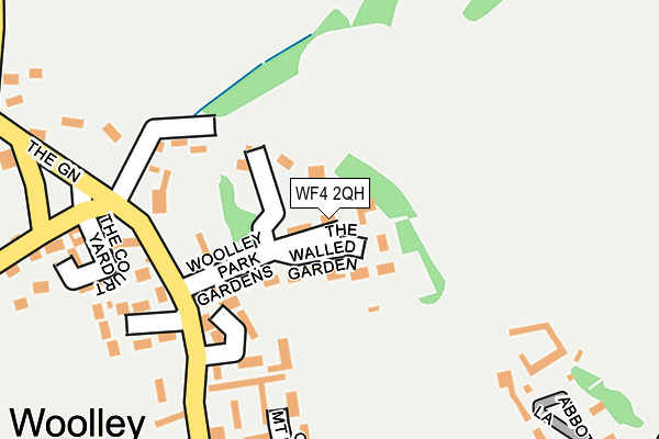 WF4 2QH map - OS OpenMap – Local (Ordnance Survey)