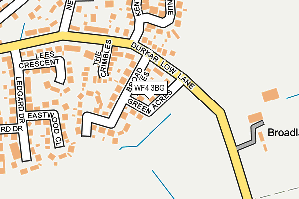 WF4 3BG map - OS OpenMap – Local (Ordnance Survey)