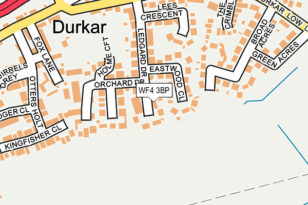 WF4 3BP map - OS OpenMap – Local (Ordnance Survey)