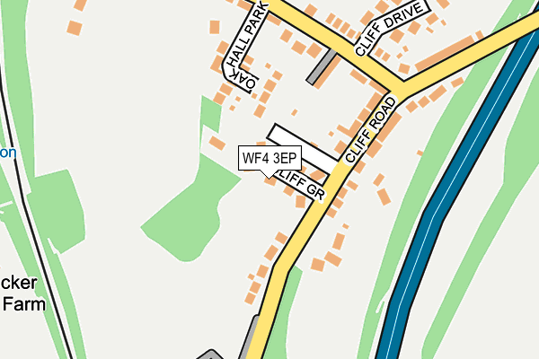 WF4 3EP map - OS OpenMap – Local (Ordnance Survey)