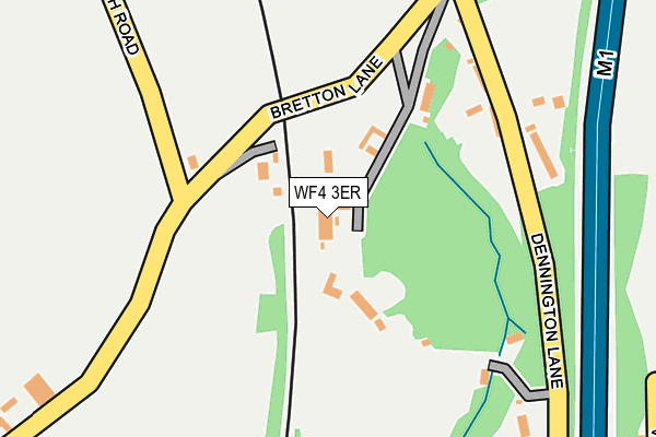 WF4 3ER map - OS OpenMap – Local (Ordnance Survey)