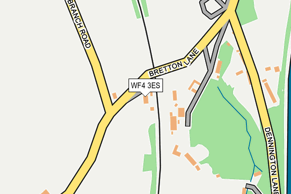 WF4 3ES map - OS OpenMap – Local (Ordnance Survey)