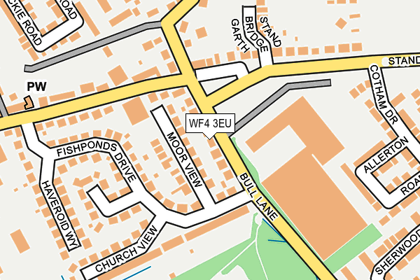 WF4 3EU map - OS OpenMap – Local (Ordnance Survey)