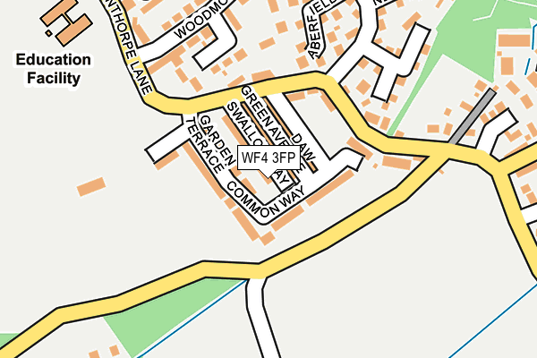 WF4 3FP map - OS OpenMap – Local (Ordnance Survey)