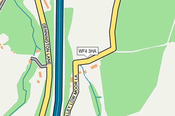 WF4 3HA map - OS OpenMap – Local (Ordnance Survey)